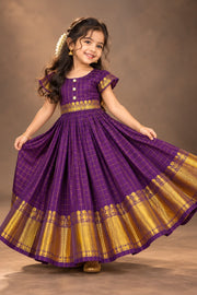 (SB676) Vannakili Budget Banarasi Silk Gown