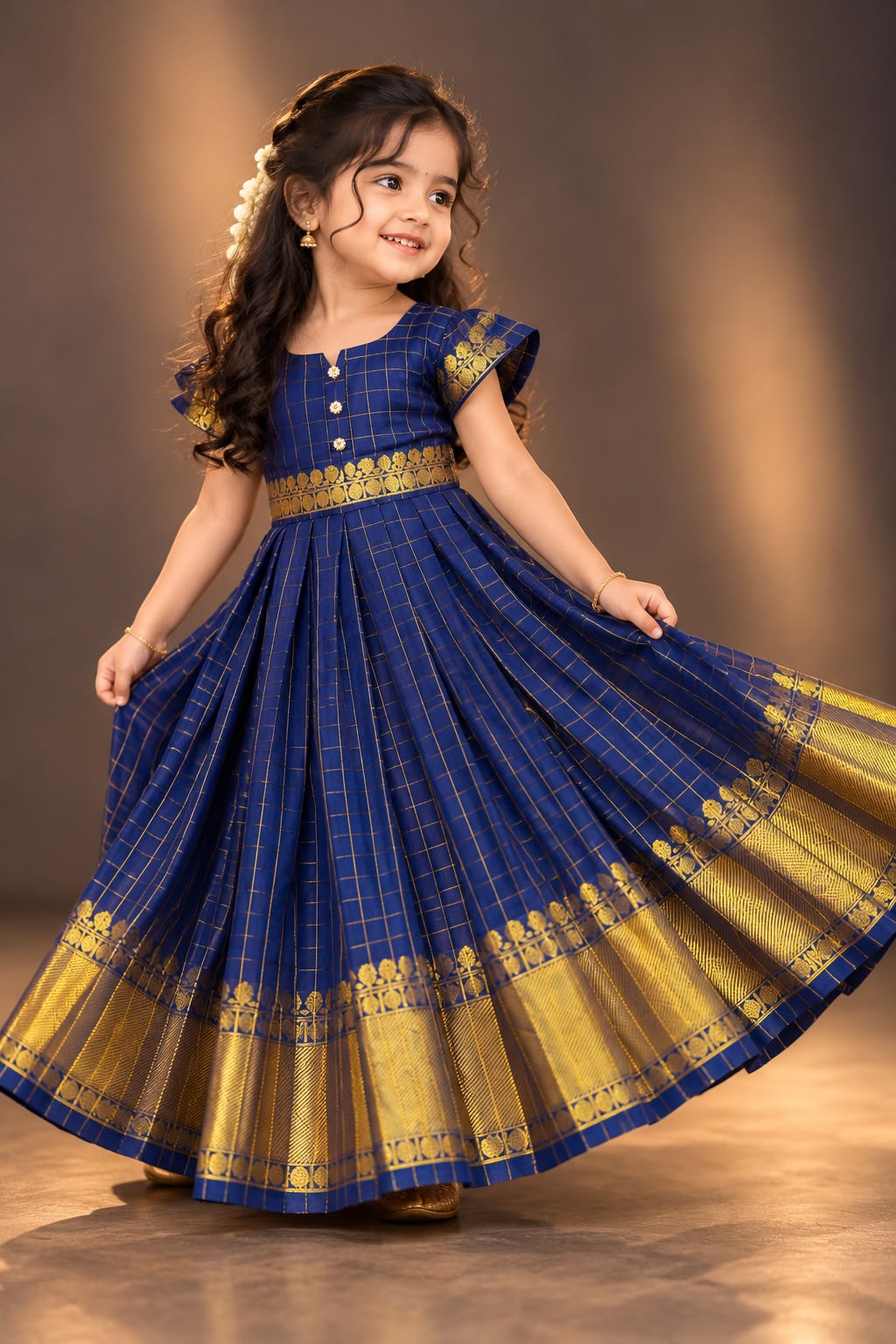 (SB678) Vannakili Budget Banarasi Silk gown