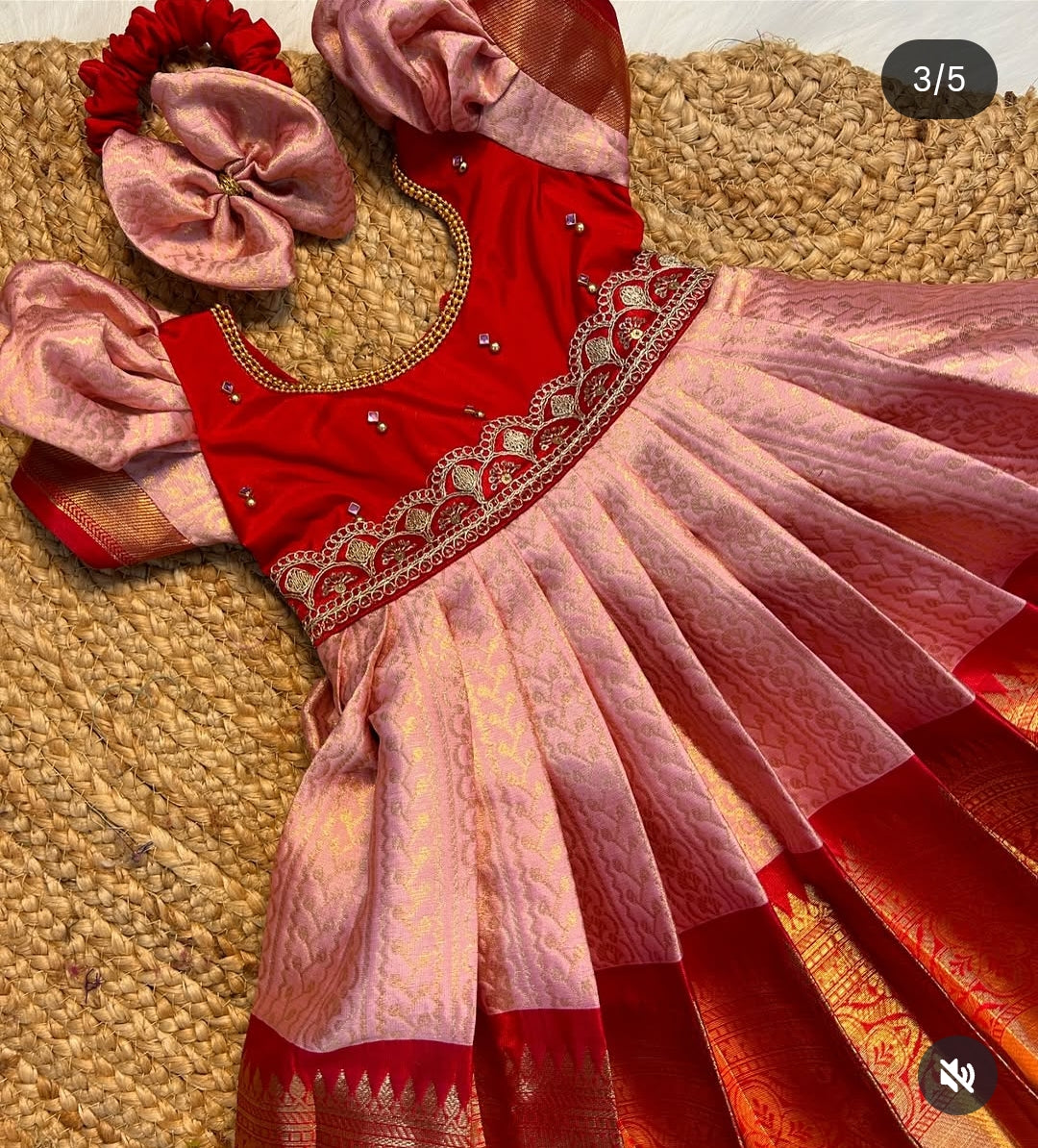 (SB245)Lakshmi - Kanchipuram Semi Silk Gown