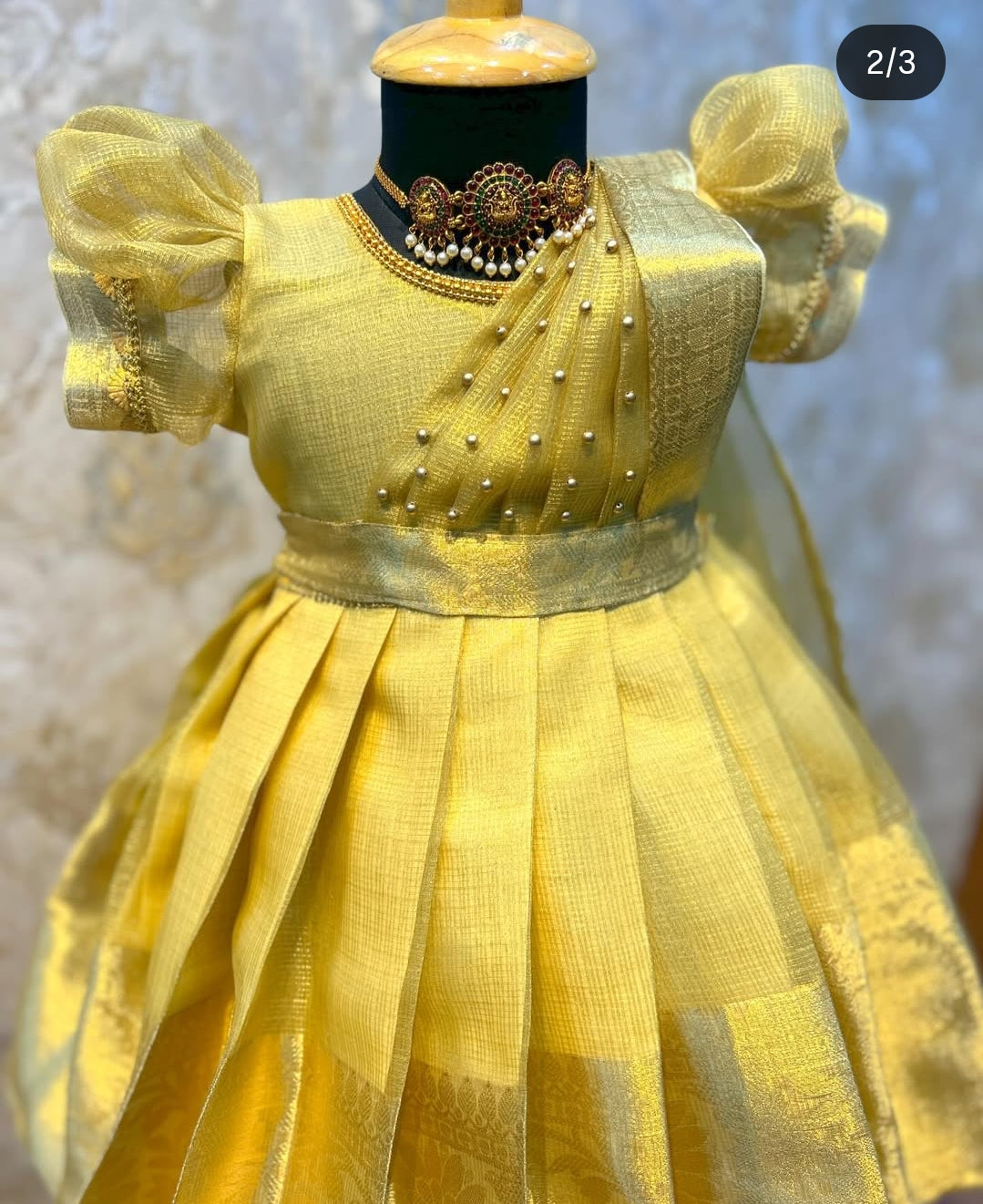 (SB042)KGF Tissue Golden Gown